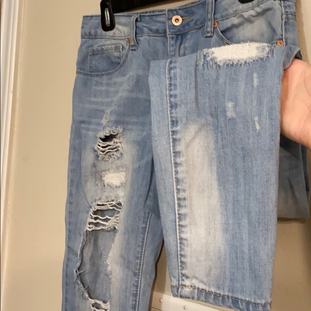 Blue Ripped Jeans - Picture 2 of 4